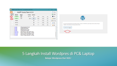 5 Langkah Install Wordpres di PC& Laptop, Belajar Wordpress Dari NOL!